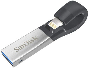 64GB SanDisk �T���f�B�X�N iXpand Slim �t���b�V���h���C�u Lightning�R�l�N�^���� USB3.0�Ή� USB�������[ �C�O���e�[�� SDIX30N-064G-PN6NN