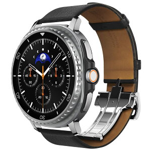 Spigen Enzo �{�v�X�g���b�v Samsung Galaxy Watch 8 44/40mm�A8 �N���V�b�N 46mm �o���h(2025)�p�Ƀf�U�C��