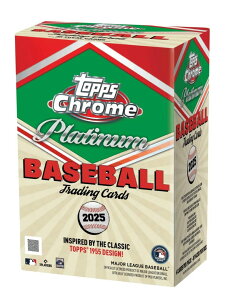 MLB 2025 TOPPS CHROME PLATINUM �f55 BASEBALL VALUE BOX