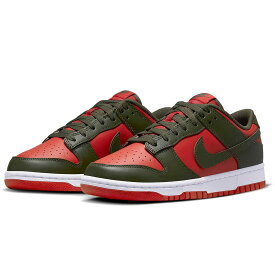 [ナイキ] ダンク ロー レトロ DUNK LOW RETRO ミスティックレッド/ミスティックレッド/ホワイト/カーゴカーキ DV0833-600 日本国内正規品 27.0cm