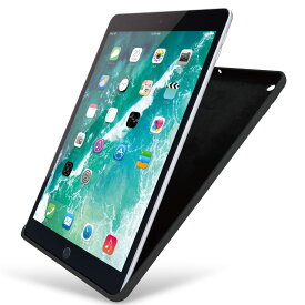 エレコム iPad 10.2 第9/8/7世代 (2021/2020/2019年) ケース シリコン ハイブリッドケース ブラック TB-A21RSCHBK