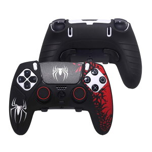Ivyueen ����~�߃V���R���X�L�� Playstation 5 PS5 Edge���C�����X�R���g���[���[�p�ی�J�o�[�P�[�X&�^�b�`�p�b�h�X�e�b�J�[�T���O���b�v�L���b�v DualSense Edge�R���g���[���[�p