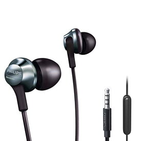 Philips Pro 有線イヤホン & インイヤーヘッドフォン マイク付き インイヤーヘッドホン パワフルな低音 軽量 3.5mmジャック 携帯電話とノートパソコン用 快適フィット