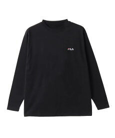 [フィラ] 保温 クルーネック 長袖 Tシャツ ブラック XLサイズ
