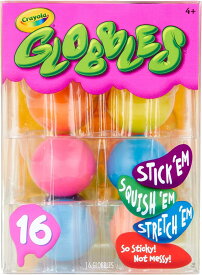 Crayola Globbles 16Count, Squish & Fidget Toys, Gift for Kids, Age 4, 5, 6, 7, 8 141［並行輸入］