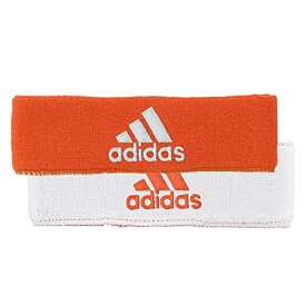 [アディダス] ヘッドバンド ヘアバンド インターバル リバーシブル adidas Interval Reversible Headband One Size Orange/White [並行輸入品]