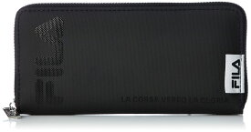 [フィラ] 財布 長財布 ラウンドファスナー ポリ プリント FIMS-0351BK ブラック