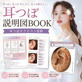 ＜デザインリニューアル＞耳つぼダイエット説明書（1枚）耳つぼシールや 耳つぼジュエリー用の説明書