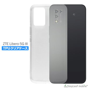 ZTE Libero 5G III A202ZT �P�[�X ���x�� �t�@�C�u�W�[ �X���[ �J�o�[ �Ռ��z�� ���� �N���A �y�� ���^ �\�t�g�P�[�X TPU �ϏՌ� �ی�