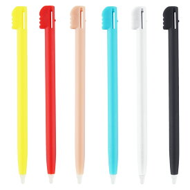 DS Lite DSi タッチペン 4本セット ニンテンドー 任天堂 カラフル ブラック ホワイト スタイラスペン プラスチック ゲーム機 ゲーム 操作 交換 修理 互換品