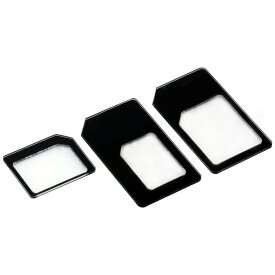 標準 マイクロ ナノ SIM シム 変換 アダプタ 4点セット コネクタ iPhone アイフォン アンドロイド 交換 修理 部品 互換 便利