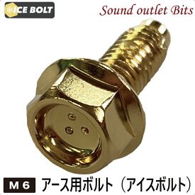 ネコポス可●ICE BOLT (アイスボルト)ボディーアース用ボルトM6