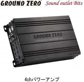 【GROUND ZERO】グラウンドゼロGZHA MINI FOUR 80W×4chパワーアンプ
