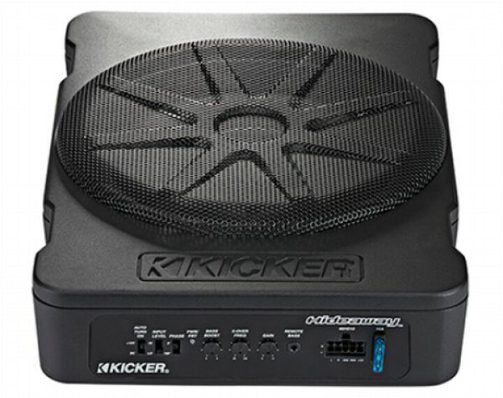 楽天市場】【KICKER】キッカー HIDEAWAY HS10 定格180Wアンプ内蔵 25cm 
