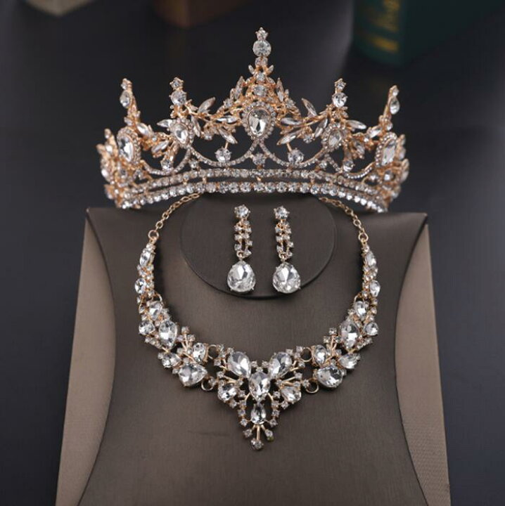 楽天市場】ウェディングアクセサリー【 ティアラ2点セット・3点セット  