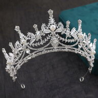 ティアラ ヘッドドレス ヘアアクセサリー ウェディングアクセサリー 花嫁 ヘッドアクセサリー ブライダル…