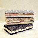 パーティーバッグクラッチバック レディースパーティーバック ショルダー＆ハンドバック 取り外し可チェーン付き 3WAY【ゴールド・シルバー・ブラック】【横22cm・縦12cm・マチ5cm】【bb5wk】