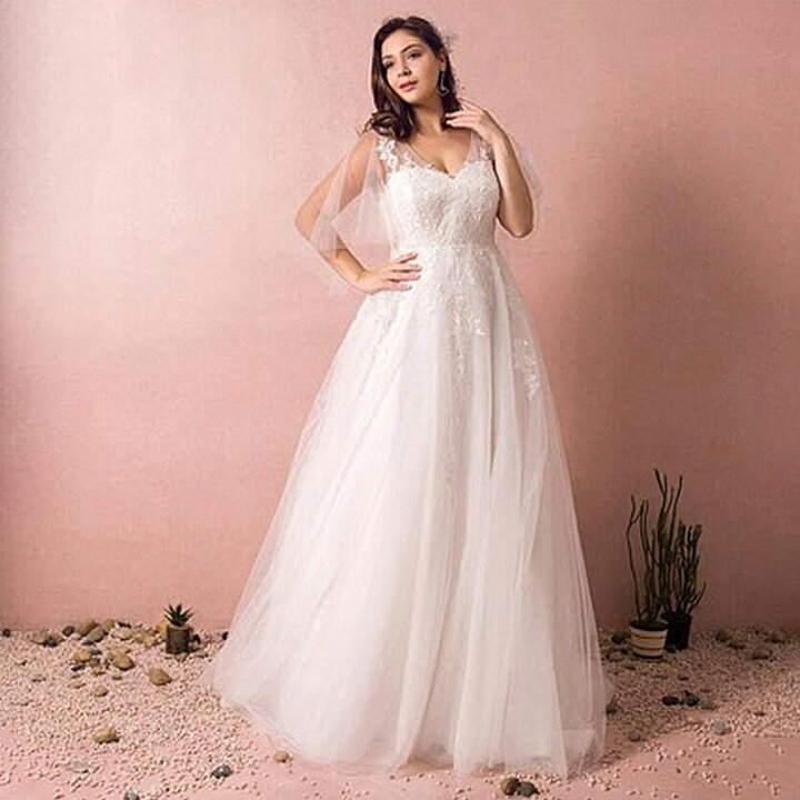 楽天市場】【大きいサイズウェディングドレス】ウェディングドレス  