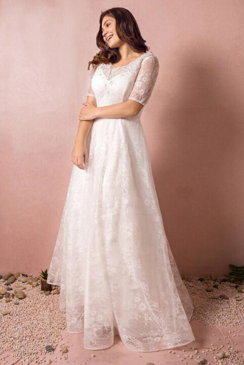 楽天市場】ウェディングドレス 大きいサイズ Wedding Dress【オーダー  