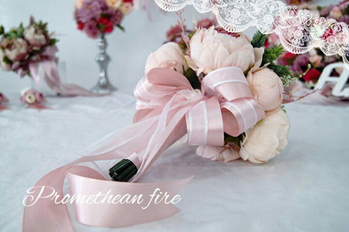 楽天市場】ウエディングブーケ ブーケ ウェディングブーケ【単品】造花  