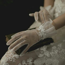 ウェディング グローブ【ショート ミドルグローブ】ウェディンググローブ Wedding Gloves ウエディンググローブ カワイイデザイン ウェディング小物 ブライダル小物【gvs45yh】