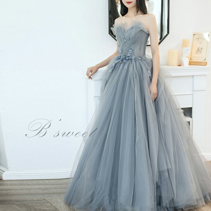 楽天市場】カラードレス ロングドレス ウェディングドレス 結婚式 大人  