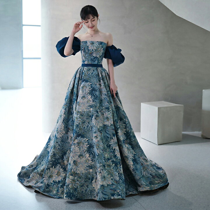 楽天市場】カラードレス ロングドレス ウェディングドレス 大人ドレス  