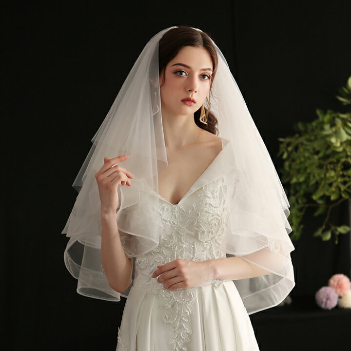 楽天市場 ベール ミドルベール 結婚式 3層 コーム付き ショートベール ミドル ウェディングベール ウエディングベール 被りベール レース Ts126jd ビタースウィート楽天市場店 楽天市場 ベール ミドルベール 結婚式 3層 コーム付き ショートベール ミドル ウェディングベール ウエディングベール 被りベール レース Ts126jd ビタースウィート楽天市場店