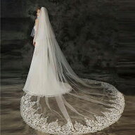 ウエディングベール 【ロング・2層】コーム付き　ウェディングベール ロングベール ウェディング ベール …