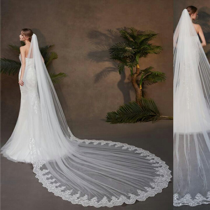 楽天市場】ウエディングベール【ロング・1層】ウェディングベール Veil  