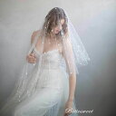 ウエディング ベール Wedding Veil【ミドルベール】ウェディングベール ウエディングベール 被りベール 2層 コーム付…