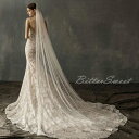 ウェディングベール ロング 結婚式【ロングベール】 ウエディングベール ウェディング ベール ウエディング ブライダ…