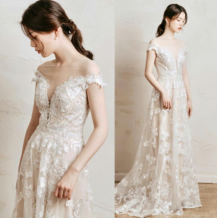 楽天市場】ウェディングドレス セクシー ウエディングドレス シンプル  