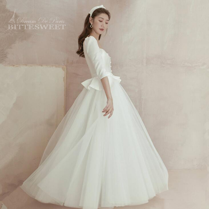楽天市場】ウエディングドレス 韓国風 Wedding Dress ウェディング 