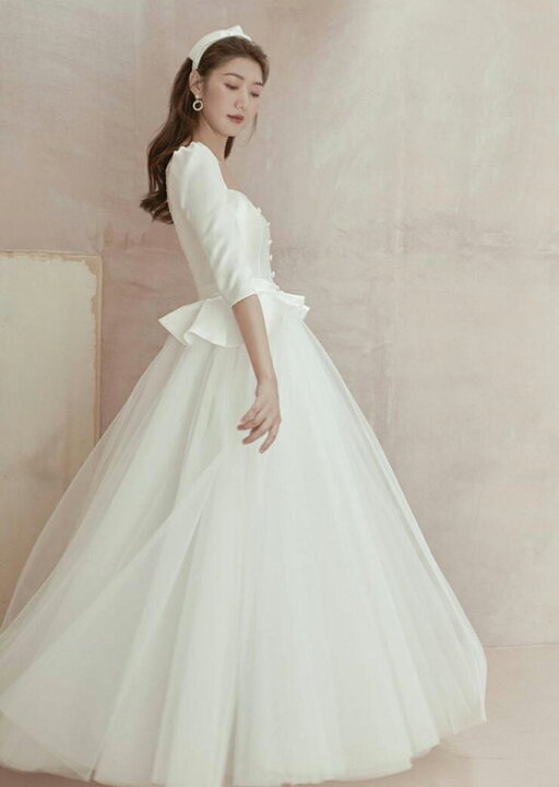 楽天市場】在庫限り販売 ウエディングドレス 韓国風 Wedding Dress 