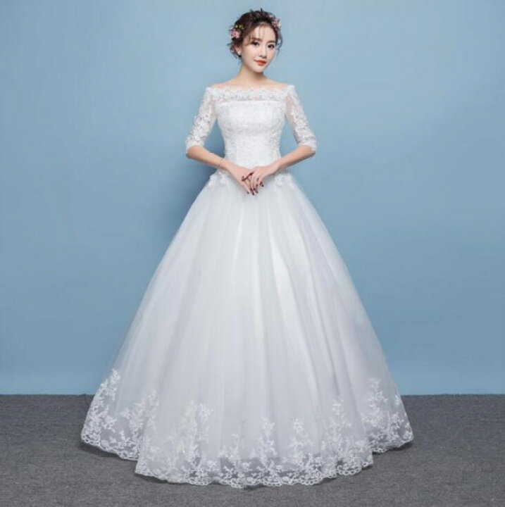 楽天市場】オフショルダー ウェディングドレス ウエディングドレス  