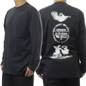 Y-3 ���C�X���[ �����Y�N���[�l�b�N�����OT�V���c JX4747 / GFX LS TEE �u���b�N