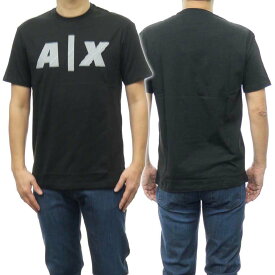 ARMANI EXCHANGE アルマーニエクスチェンジ メンズクルーネックTシャツ 3RZTFF ZJH4Z ブラック