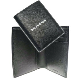 BALENCIAGA バレンシアガ メンズ二つ折り財布 681579 1IZI3 / CASH VERTICAL ブラック