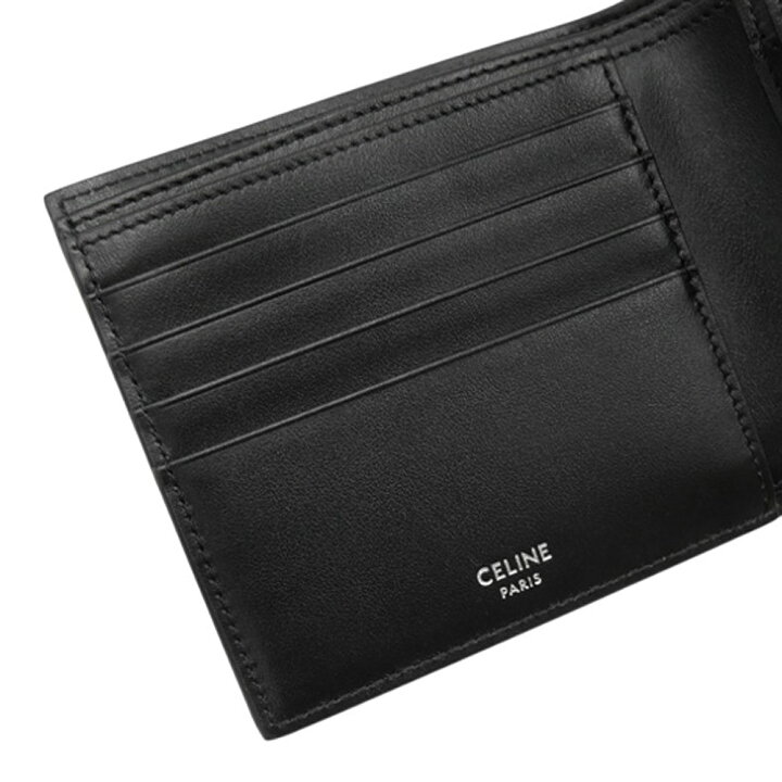楽天市場】CELINE セリーヌ メンズ二つ折り財布（小銭入れ付き 