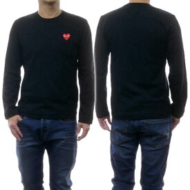 PLAY COMME des GARCONS プレイコムデギャルソン メンズクルーネックロングTシャツ AZ-T118-051 ブラック