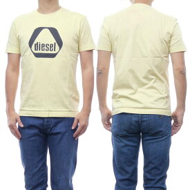 DIESEL ディーゼル メンズクルーネックTシャツ A09674 0CATM / T-DIEGOR-G10 イエロー