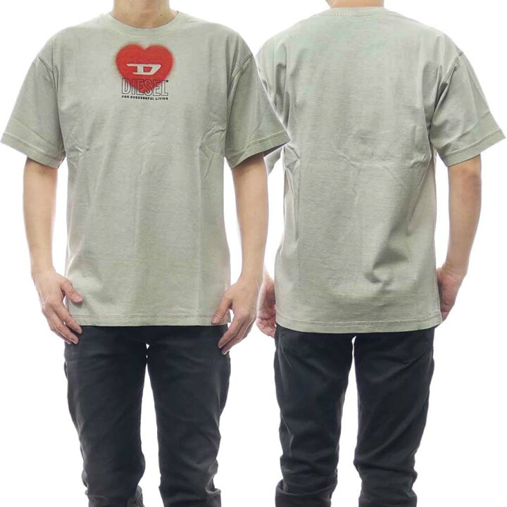 楽天市場】DIESEL ディーゼル メンズ クルーネックTシャツ A13395 