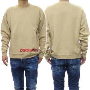 DSQUARED2 �f�B�[�X�N�G�A�[�h �����Y �g���[�i�[ S74GU0806 S25030 Relax Fit Crewneck �x�[�W��