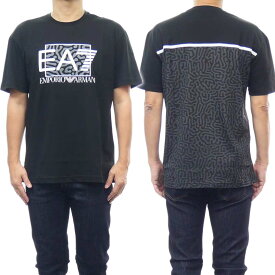 EMPORIO ARMANI エンポリオアルマーニ EA7 メンズクルーネックTシャツ 3RPT01 PJ02Z ブラック