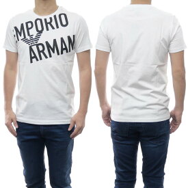 EMPORIO ARMANI SWIMWEAR エンポリオアルマーニスイムウェア メンズクルーネックTシャツ 211818 3R476 ホワイト