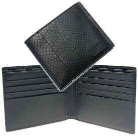 FENDI フェンディ メンズ二つ折り財布 7M0169 AGR0 ブラック /定番人気商品
