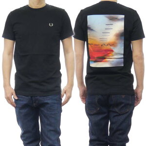 FRED PERRY tbhy[ YN[lbNTVc M7718 / ABSTRACT GRAPHIC T-SHIRT ubN /2024tĐV
