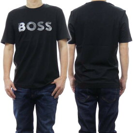 HUGO BOSS ヒューゴボス メンズクルーネックTシャツ 50515997 10249510 / Te Bossocean ブラック /2024春夏新作