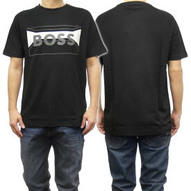 HUGO BOSS ヒューゴボス メンズクルーネックTシャツ 50514527 10259641 / Tee 2 ブラック /2024春夏新作